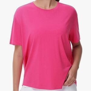 The Gym People Hot Pink Workout T-Shirt, XXL
